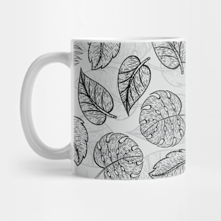 Leaf Line Art Mug